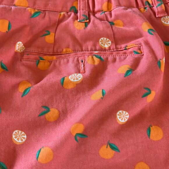 Hawker Rye Men's Chino Shorts Oranges 9" Inseam Big & Tall Size 44 Flat Front - Picture 6 of 7